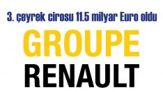 Renault Grubu’nun üçüncü çeyrek cirosu 11.5 milyar Euro oldu