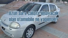 Uzun süre çalışmadan bekleyecek aracıma ne yapmam gerekir?